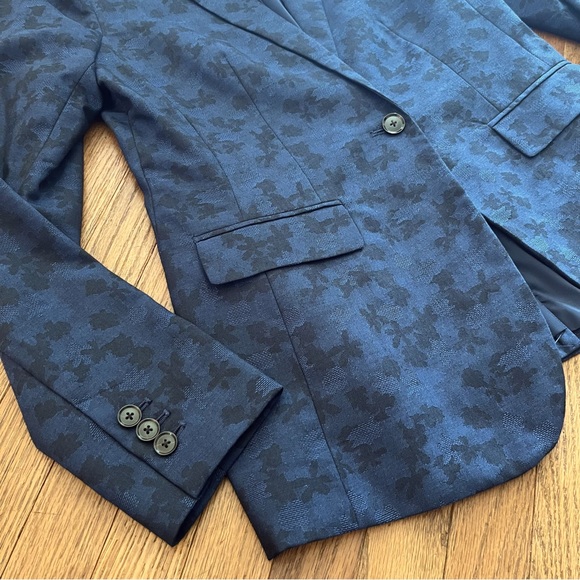 Banana Republic Wool/Cotton Blend Notch Collar Jacket/Blazer Single Button Size6 - Picture 3 of 7